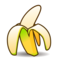 Banana emoji on Emojidex
